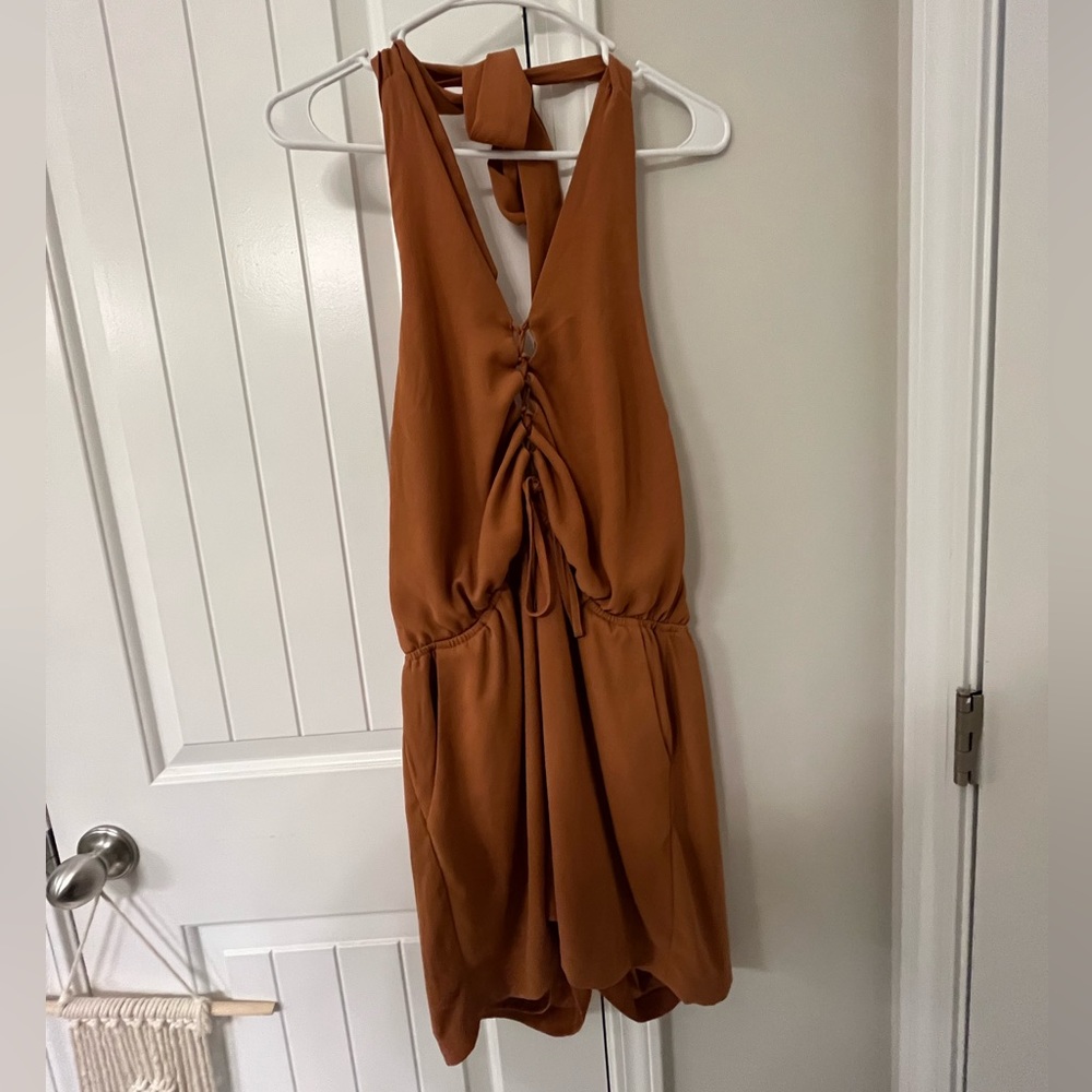 Size Large Backless Romper